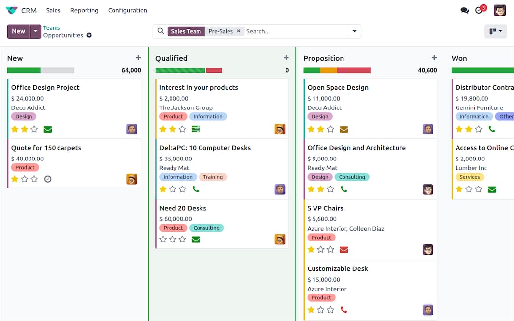 Odoo ERP — полная система управления бизнесом